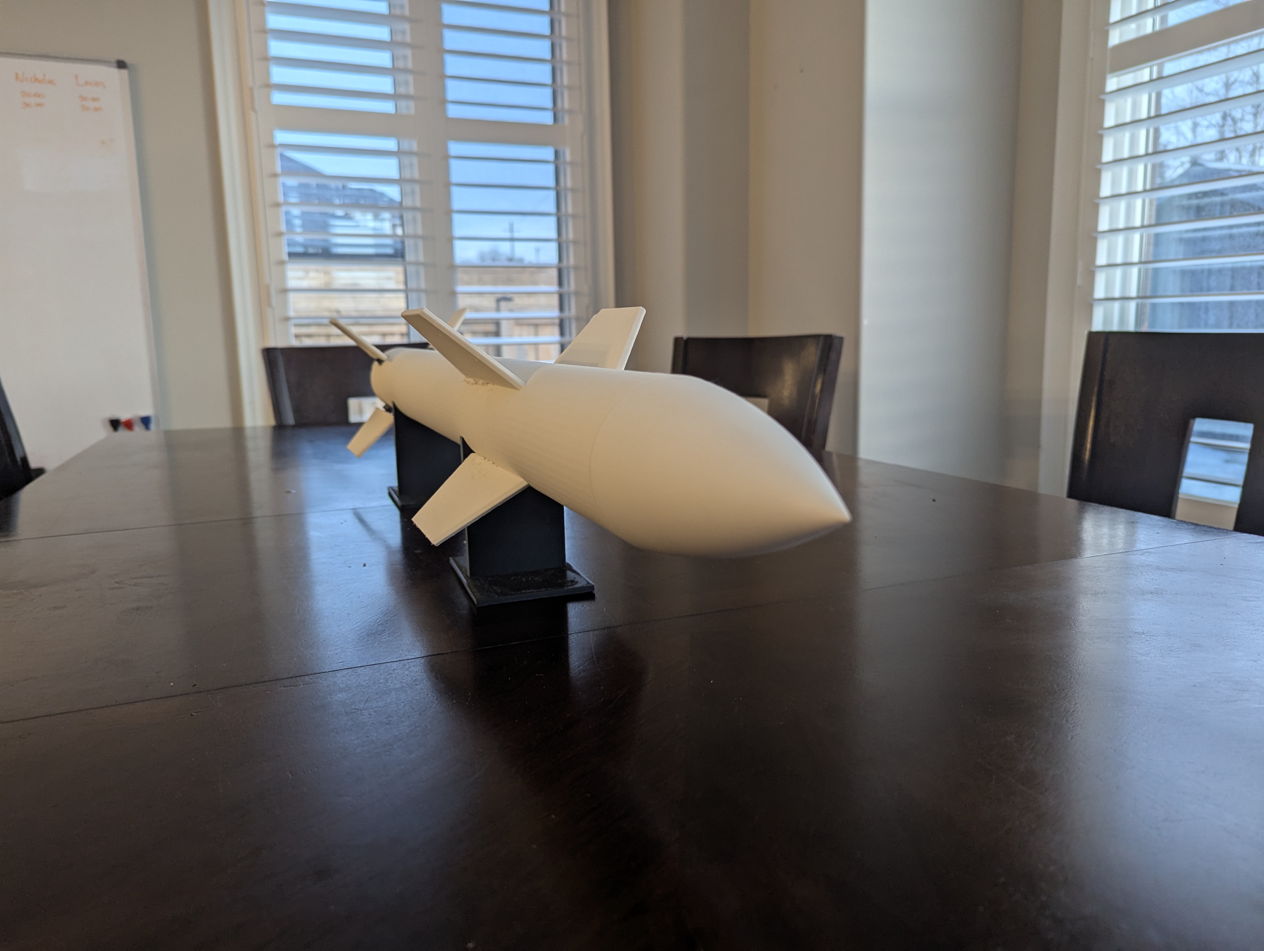 Nicholas Fortune's anti-drone missile