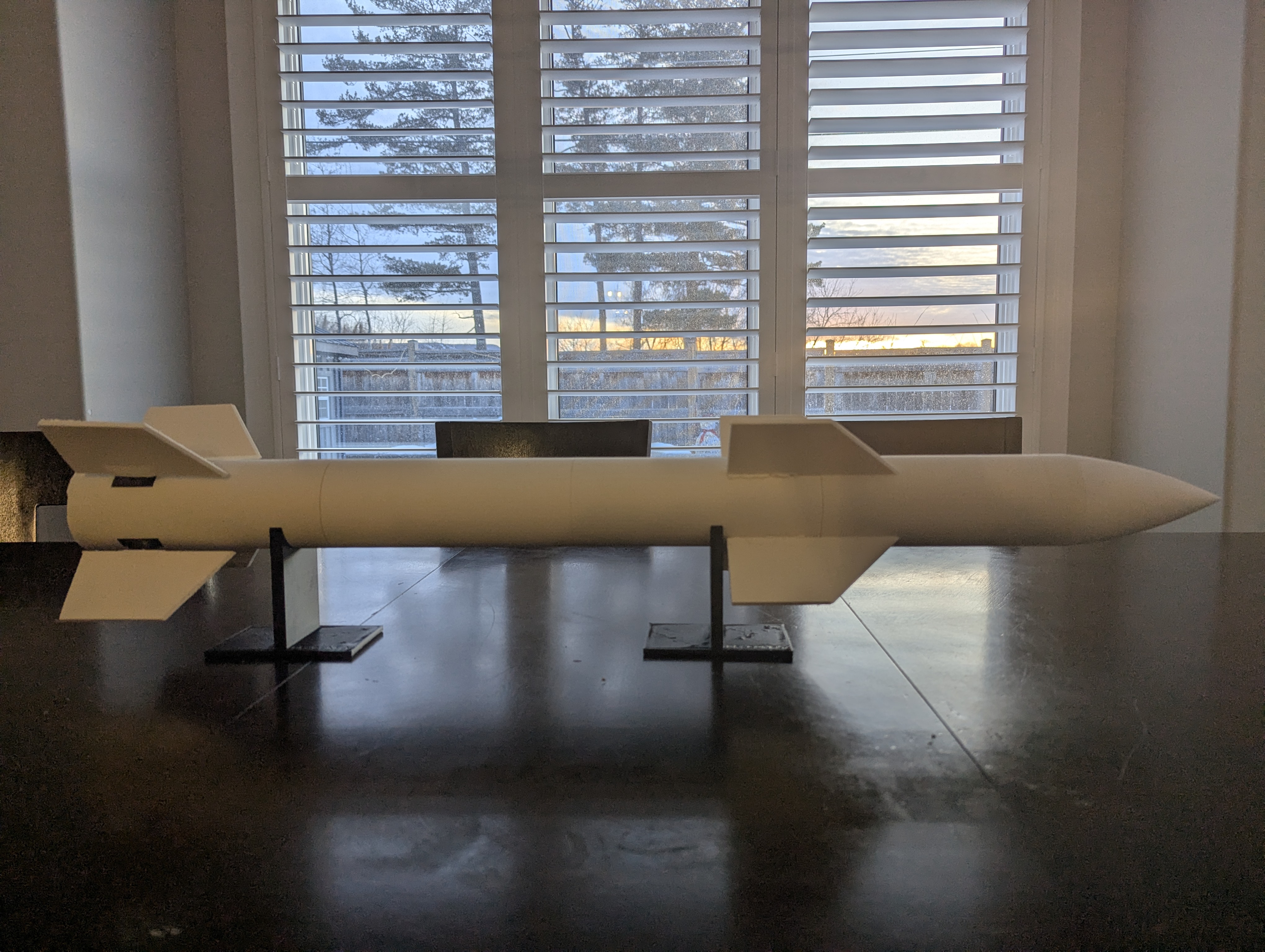 Nicholas Fortune's anti-drone missile